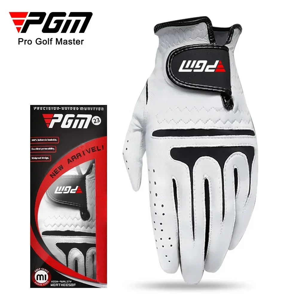 Golf Glove Cadet - ถุงมือกอล์ฟ PGM สำหรับผู้ชาย หนังแกะ สำหรับมือซ้าย/ขวา นุ่ม