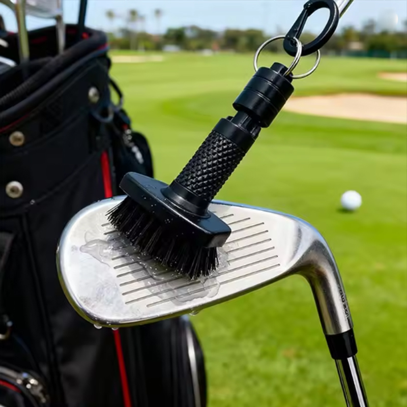 Golf Equipment Cheap - แปรงทำความสะอาดไม้กอล์ฟ, ที่ทำความสะอาดร่องไม้กอล์ฟ, แปรงไม้กอล์ฟขนาดเล็ก, อุปกรณ์กอล์ฟแบบแม่เหล็กถอดประกอบได้อย่างรวดเร็ว