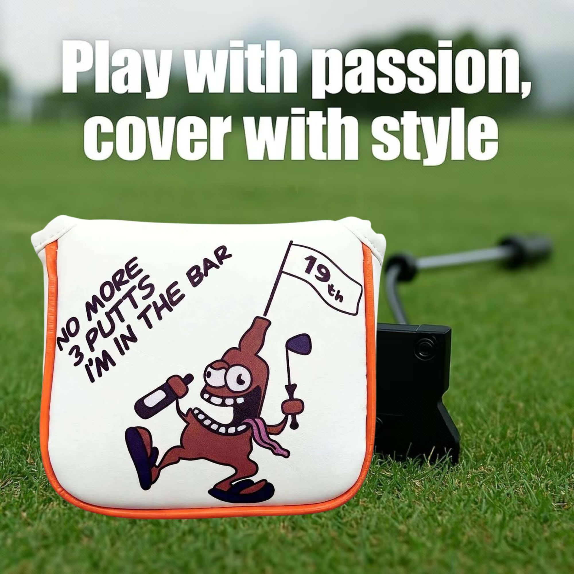 Funny Originals ปลอกคลุมหัวไม้ - Putter Mallet Blade บทวิจารณ์และราคา